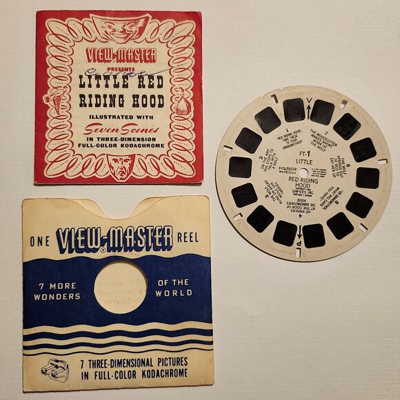 VINTAGE View Master Little Red Riding Hood Reel x 1 1950 - Picture 1 of 5